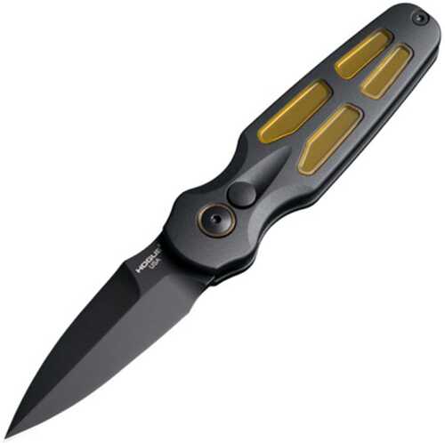 Hogue Ballista II Automatic Folder Knife 2-3/5 Spear Point Blade Black With Ultem Inserts