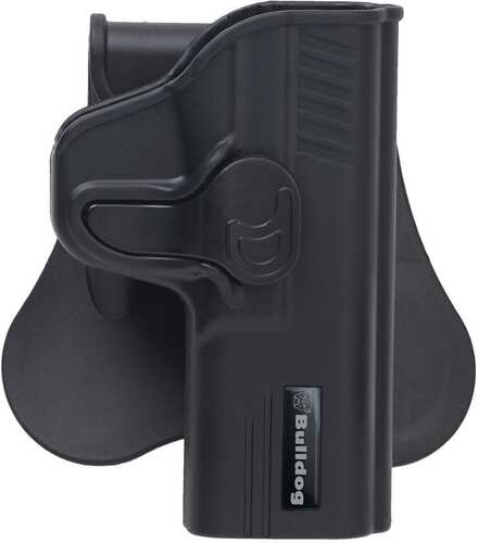 Bulldog Rapid Release Polymer Holster w/Paddle-RH Fits Standard 1911 Style Autos