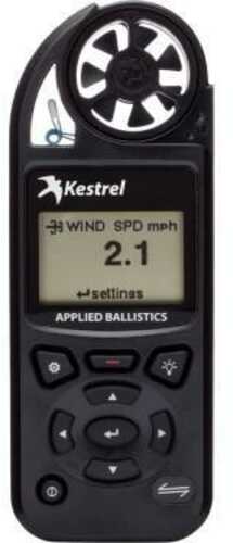 Kestrel 5700 Elite Weather Meter With Applied Ballistics Link - Black