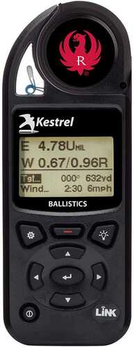 Kestrel 5700 Ruger Ballistics Weather Meter w/ Applied & Link Black
