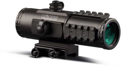 Konus Sight-Pro PTS2 Red Dot - 3x30mm Red/Blue Illuminated Reticle