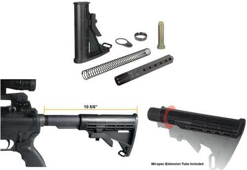 Leapers UTG Pro Made In USA 6-Position Mil-Spec Stock Assembly