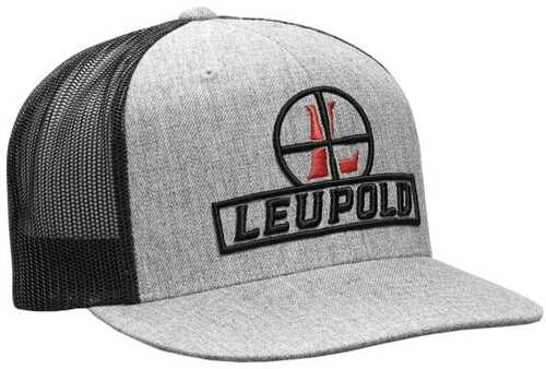 Leupold Reticle Flatbil Trucker Hat Heather/Black