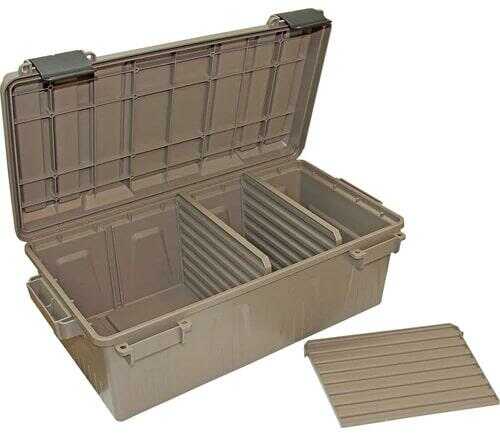 MTM Ammo Crate Divided Utility Box - Dark Earth-img-0