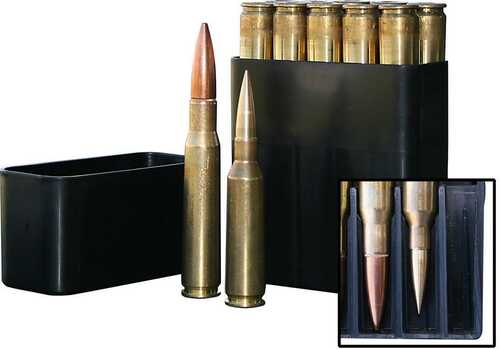 MTM 50 BMG Slip-Top 10-Round Ammo Box Black-img-0