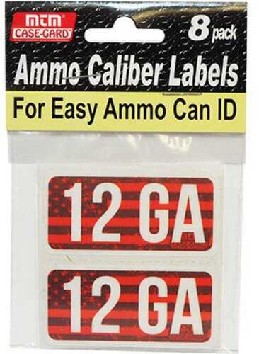 MTM Ammo Caliber Labels 12 Ga - 8/ct-img-0