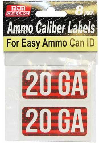 MTM Ammo Caliber Labels 20 Ga - 8/ct-img-0