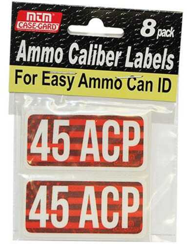MTM Ammo Caliber Labels 45 ACP - 8/ct-img-0