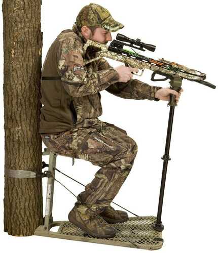 SolidAim Shooting Stick For Rifle & Crossbow - Retractable From 8-60"