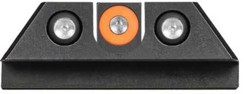 Night Fision Sight Set Orange Front Black U-Notch Back For Glock