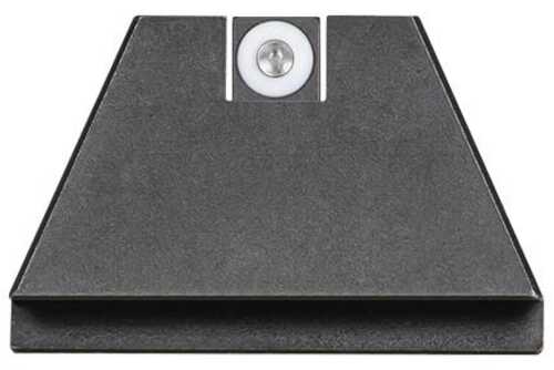 Night Fision Suppressor Height Sight Set White Front Blank Back For Glock