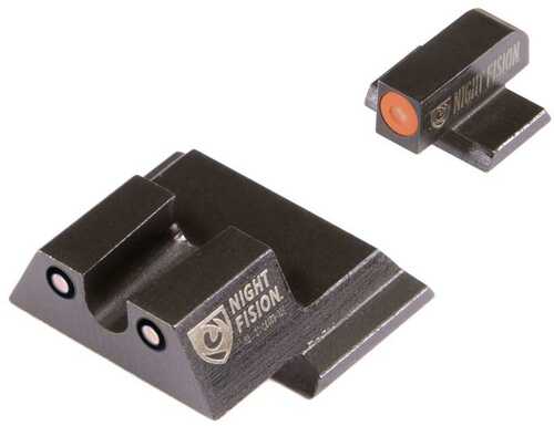 Night Fision Perfect Dot Sight Set Orange Front Black Rear For S&W M&P Shield