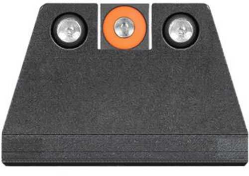 Night Fision Suppressor Height Sight Set Orange Front Black Back For Sauer