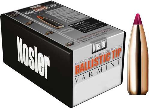 Nosler Ballistic Tip Varmint Bullets 6mm .243" 55 Gr SbT-Sb 100/ct
