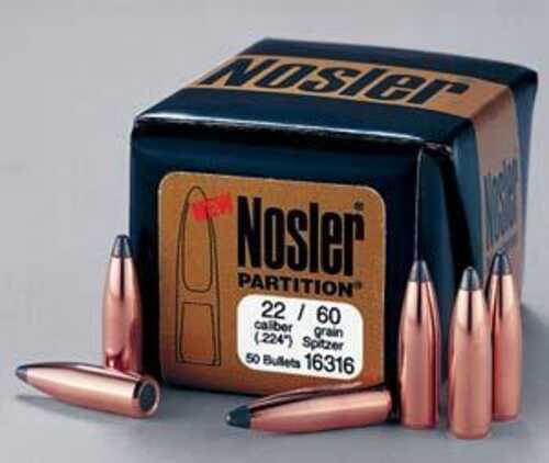 Nosler Partition Bullets .35 Cal .358" 250 Gr SPT  50/ct