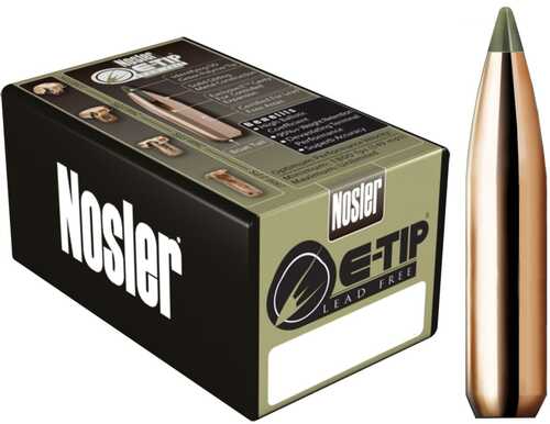 Nosler E-Tip Lead-Free Hunting Bullets 6.5mm .264" 120 Gr SPTZ 50/ct