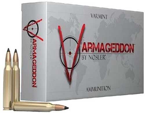 Nosler Varmegeddon Rifle Ammunition .17 Rem 20 Gr FB Tippped 4200 Fps - 20/Box
