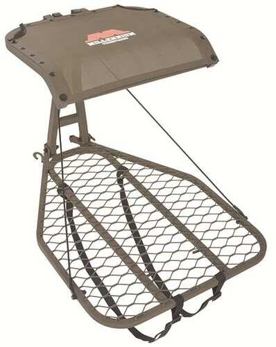 Millennium M50 Steel Leveling Hang-On Tree Stand With Footrest Includes Safe-Link 35 Safety Line