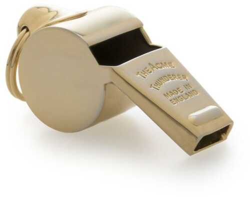 Omnipet Acme Thunderer Whistle Brass Small