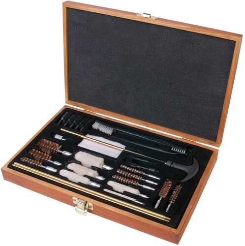 Outers 28 Piece Universal Brass Cleaning Kit - Wood Box