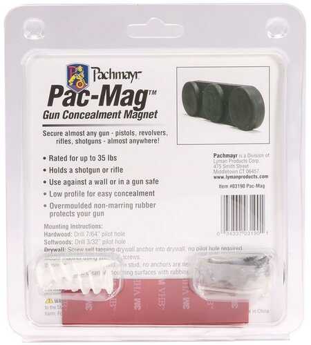 Pachmayr Pac-Mag Gun Storage Magnet Matte Black-img-0