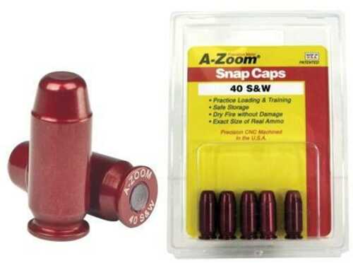 A-Zoom Metal Snap Caps .40 S&W 5/ct