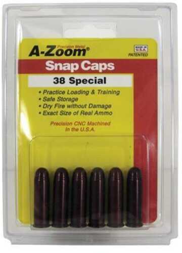 A-Zoom Metal Snap Caps .38 Special 6/ct-img-0