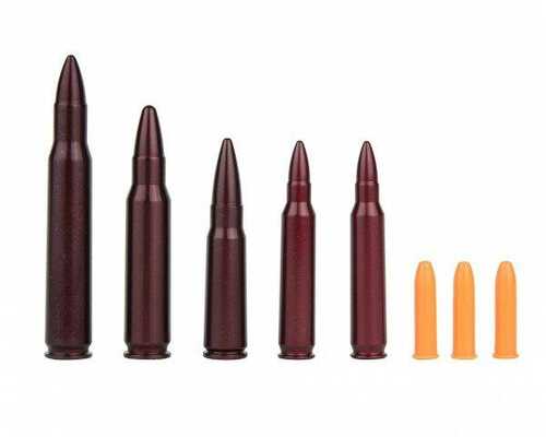 A-Zoom Metal Snap Caps Variety Pack Top Rifle 2-.223 3-.22 Plastic 1 Each .308 30-06 7.62