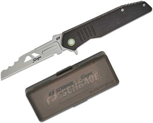 Schrade Nitro Enrage 7 Assisted Folding Knife 2-1/2" Utility Blade Black