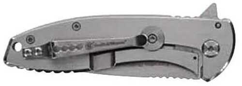 Smith & Wesson Kt Executive Platinum Folding Knife 3" Drop Point Blade Silver
