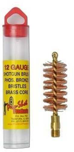 Pro-Shot Phosphorus Bronze Bristles/Brass Core Shotgun Bore Brush (5/16-27 Thread) 12 Ga
