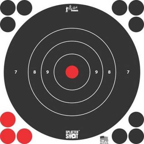 Pro-Shot Splatter Shot 8" White Bullseye Target --img-0