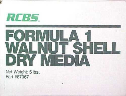 RCBS Formula 1 Walnut Shell Dry Media