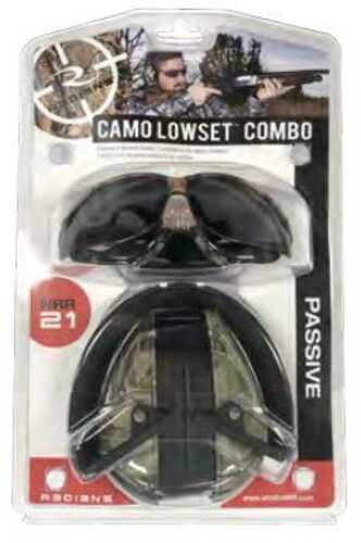 Radians Combo Set -Lowset  Camo Em With Outback Smoke Clear Glass