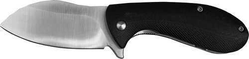 ABKT Elite BB Grunt Folding Knife 2-3/4" Drop Point Blade Black