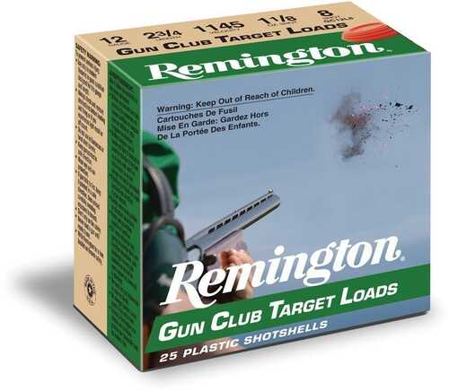 Remington Gun Club Target Load 20 Ga 2 3/4" 2 1/2 Dr 7/8 Oz #9 1200 Fps - 25/Box