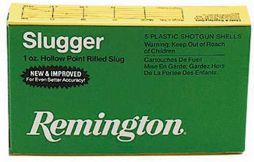 Remington Slugger Rifled 12 Ga 3" Max Oz 1760 Fps - 5/Box