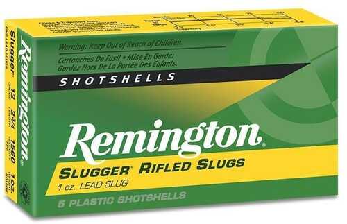 Remington Slugger Rifled 12 Ga 2 3/4" Max Oz 1680 Fps - 5/Box