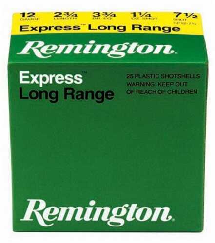 Remington Express Extra Long Range 20 Gauge 2 3/4" Dr 1 Oz #7.5 1220 Fps 25 Rounds Shotgun Ammo