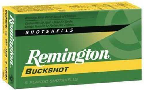 Remington Express Buckshot Shotgun Ammo 12 Ga 2 3/4" Dr 8 plts #000 1325 Fps - 5/Box
