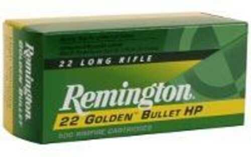 Remington Golden Bullet Rimfire Ammunition .22 LR 36 Gr PLHP 50/Box