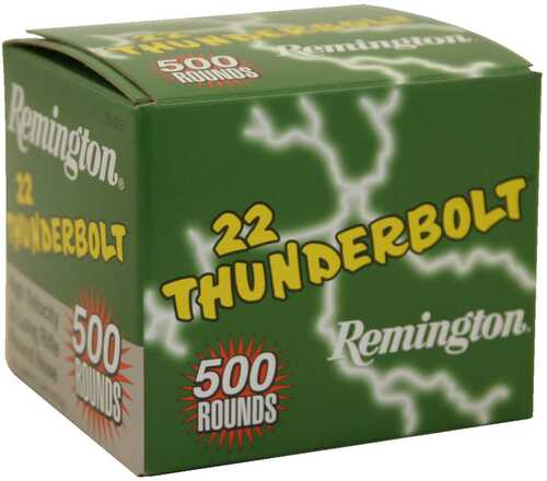Remington .22 Thunderbolt Rimfire Ammunition .22 LR 40 Gr RN 500/Box