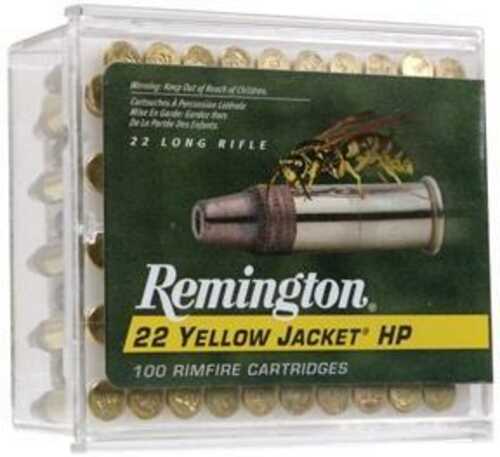 Remington .22 Yellow Jacket Rimfire Ammunition .22 LR 33 Gr TCHP 100/Box