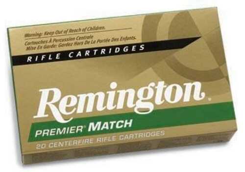 Remington Premier Match Rifle Ammunition .308 Win 168 Gr BTHP 2680 Fps - 20/Box