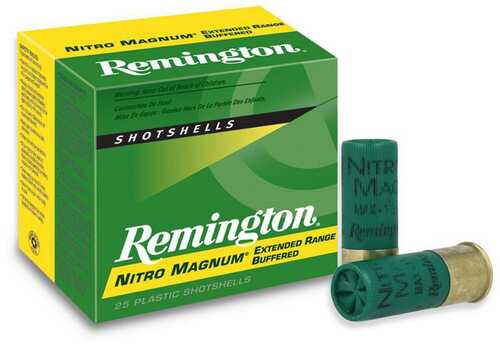 RemIngton Nitro Magnum Loads 12Ga 3In 1-5/8Oz 4 Ammo 25Rd