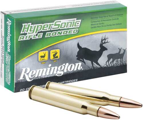 Remington Hypersonic Rifle Ammunition .30-06 Sprg 150 Gr PSP 3035 Fps - 20/Box