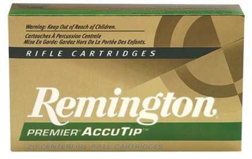 Remington PRemier Accutip Varmint Rifle Ammunition .222 Rem 50 Gr ATV-BT - 3140 Fps
