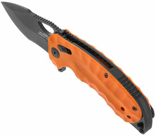 SOG Kiku XR LTE Blaze Orange Knife 3.02" Blade-img-0