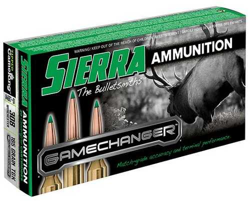 Sierra GameChanger Rifle Ammunition  .308 Win 165 Gr TGK 2680 Fps 20/ct