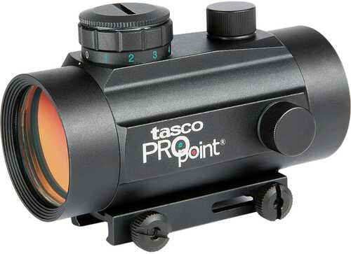 Tasco Propoint Red Dot Sight - 1x30mm 5 MOA Weaver Style Tip Off Mount Black